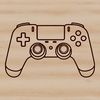 Free SVG Clip Art for Gaming A digital representation of a standard video game controller layout.