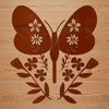Beautiful Butterfly Design Vector A colorful butterfly with delicate wings depicted in vector format, suitable for various design applications.