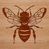 Bee Illustration in Various Poses A detailed illustration of a bee in various poses, suitable for vector design projects.