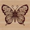 A colorful illustration of a delicate butterfly with intricate details, perfect for vector art designs.