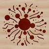 An illustrated representation of a bacterial cell in vector format.