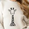 A majestic giraffe in a vibrant savannah landscape A high-quality SVG illustration of a giraffe standing in a savannah landscape, suitable for commercial or personal use.