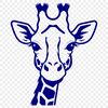 An illustration of a giraffe in a savannah landscape, suitable for vector graphics.