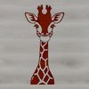 Tall Safari Animal SVG Illustration A tall, even-toed ungulate with long neck and legs, suitable for use as clip art in various digital formats.