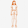 A Young Girl's Portrait in Vector Graphics A young girl's portrait in vector format.