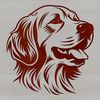 Vector Illustration of a Happy Golden Dog A detailed vector illustration of a Golden Retriever's head with realistic features.