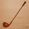 Sleek Golf Design SVG A detailed illustration of a golf club with a sleek design.