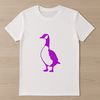 Vector illustration of a goose in silhouette form