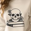 Ornate Skull Design with Intricate Details A stylized, ornate skull design with intricate details, suitable for various digital applications.