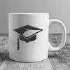 Academic Achievement Symbol A graduation cap icon in vector format for educational designs and projects.