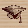 Celebratory Commencement Icon A simple graduation cap icon in vector format, designed for educational and celebratory purposes.