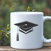 Iconic Graduation Cap Emblem A traditional graduation cap icon in vector format, suitable for various educational contexts.