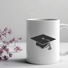 Grad Cap Illustration Vector illustration of a graduation cap, suitable for educational graphics and designs.