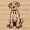 Beautiful Dog Breed Icon A large dog breed with a distinctive appearance, commonly kept as pets.