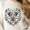 Gentle Giant A large breed dog with a gentle expression and ornate details, suitable for vector design projects.