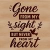 Grief Quotes SVG for Cricut and Laser Cutting A calming inspirational quote about coping with grief, designed as a vector graphic for digital and commercial use.