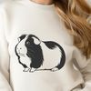 Free SVG Guinea Pet Design A simple illustration of a guinea pig in a neutral background.