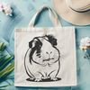 Cute SVG Vector Animal Graphic A high-quality illustration of a guinea pig in a friendly pose, suitable for use as clip art or vector graphics.