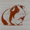An illustration of a Guinea Pig, suitable for downloading as a vector graphic.