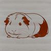 Vector Pet Portrait Download A detailed illustration of a guinea pig, suitable for use as clip art in various design projects.