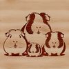 Family-Friendly Guinea Pig Graphics An illustration of a Guinea Pig in a domestic setting, suitable for use as a pet-related clip art.