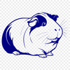 Cute Guinea Pig Vector Graphics Guinea pig illustration in vector format, suitable for various applications.