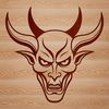 Devil Illustration A stylized illustration of the devil for Halloween decorations or creative projects.