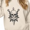 Stylized Skull Clip Art for Halloween A stylized Gothic skull illustration in vector format.