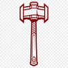 A hand tool used for pounding or shaping objects.