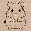 A small mammal with a furry body and long tail, sitting in a cage or enclosure.