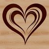 A heart shape symbol representing love and affection.