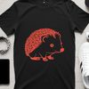 Vibrant Hedgehog Illustration A high-quality digital illustration of a hedgehog in vector format.