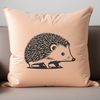 Prickly Cutie Vector Illustration A high-resolution illustration of a hedgehog, ideal for use in vector design projects.