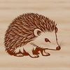 High-Resolution Hedgehog SVG Design A high-resolution illustration of a hedgehog in vector format.
