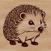 Cute Hedgehog Character Icon A high-quality, scalable SVG design featuring a hedgehog character.