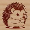 Free Vector Hedgehog Design An SVG representation of a hedgehog animal designed for various uses including clip art and commercial design projects.