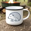 SVG Animal Clip Art - Hedgehog Design A digital illustration of a hedgehog in a vector format.
