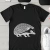 An illustration of a small hedgehog, suitable for vector art projects.