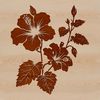 Floral Beauty: Hibiscus Illustration A detailed illustration of a hibiscus flower, suitable for vector design projects and gardening enthusiasts.