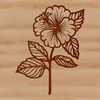 Colorful Flower Art Vector Graphic A detailed illustration of a hibiscus flower in bloom, suitable for vector art and graphic design.