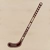Free Hockey Stick Clip Art Vector A detailed illustration of a hockey stick and puck, ideal for vector art designs.