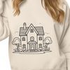 Free Beautiful Clip Art Design A simple 2D house illustration designed as vector art.