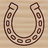 Horse shoe SVG template for DIY projects and web design