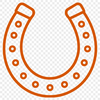 Vector horse shoe design for Cricut and laser cutter projects