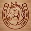 Horse shoe SVG cut file for laser engraving