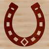 Vector horse shoe design for web design and decals
