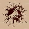 Horse Silhouette in Various Poses A detailed illustration of a horse in various poses.