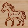 Beautiful Horse SVG Graphic An SVG graphic representation of a horse for digital use.
