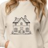 Beautiful Residential Design Vector A 2D vector representation of a residential building with a rectangular shape and multiple windows.
