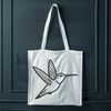 Lovely Hummingbird in Flight SVG A detailed illustration of a hummingbird in mid-flight, created as an editable vector graphic.
